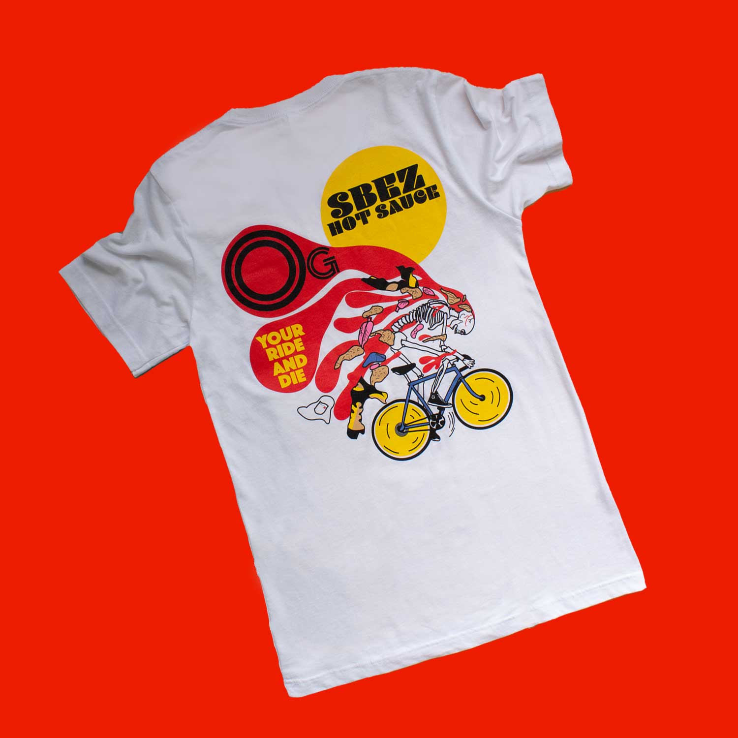 Sbez OG Ride and Die T-shirt (White)